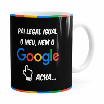 Caneca Pai Google V01 Branca