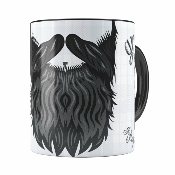 Caneca Pai Grandes Barbas V01 Preta