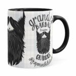 Caneca Pai Grandes Barbas V01 Preta