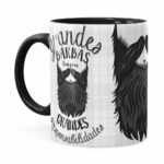 Caneca Pai Grandes Barbas V01 Preta