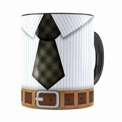 Caneca Pai Gravata Preta