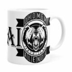 Caneca Pai O Homem, O Mito, A Lenda Branca