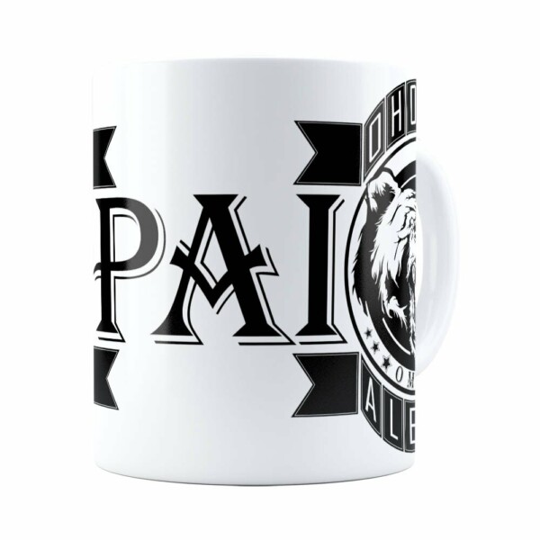 Caneca Pai O Homem, O Mito, A Lenda Branca