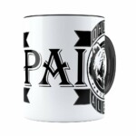 Caneca Pai O Homem, O Mito, A Lenda Preta