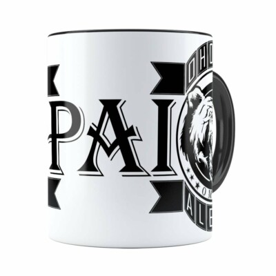 Caneca Pai O Homem, O Mito, A Lenda Preta