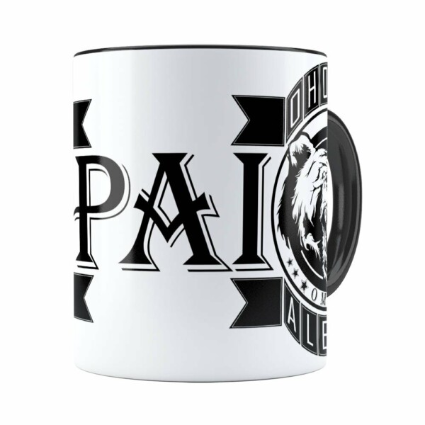 Caneca Pai O Homem, O Mito, A Lenda Preta