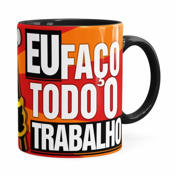 Caneca Pai Simpson Eu Faço Preta