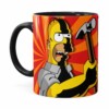 Caneca Pai Simpson Eu Faço Preta