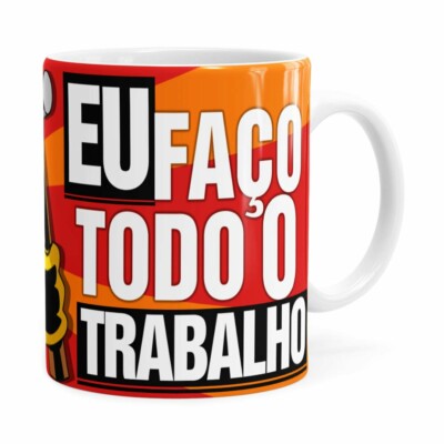 Caneca Pai Simpson Eu Faço Branca