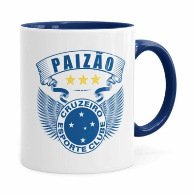 Caneca Personalizada Paizão Cruzeiro Asas Azul