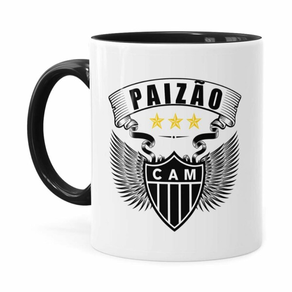Caneca Personalizada Paizão Atlético Mineiro Asas Preta