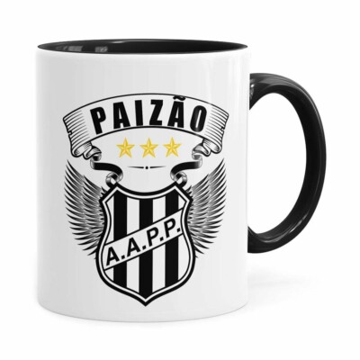 Caneca Personalizada Paizão Ponte Preta Asas Preta