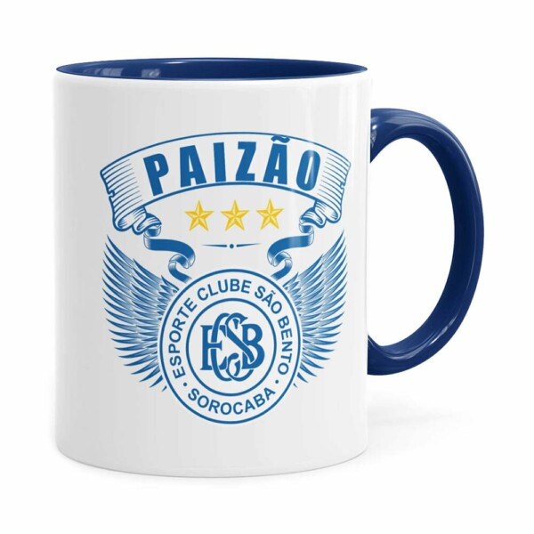 Caneca Personalizada Paizão São Bento Asas Azul
