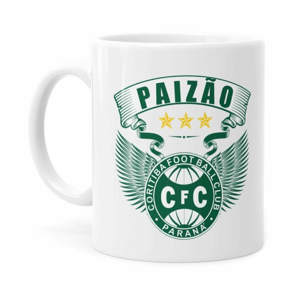 Caneca Personalizada Paizão Coritiba Asas Branca