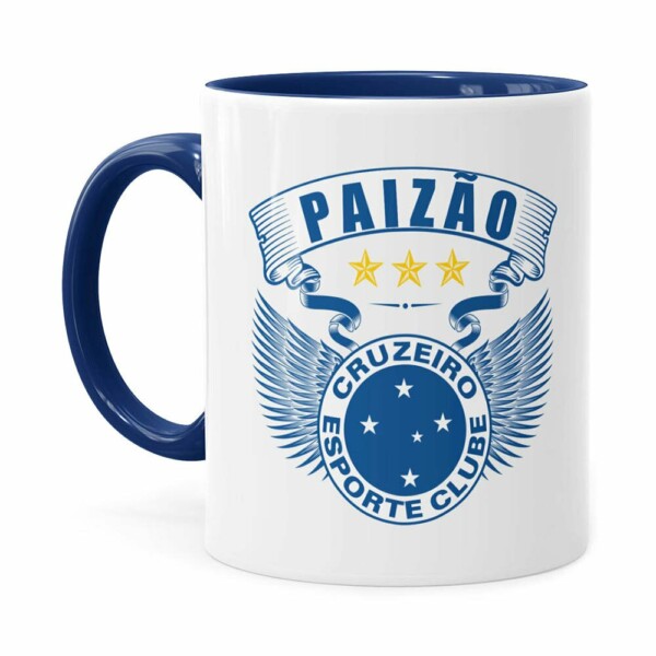 Caneca Personalizada Paizão Cruzeiro Asas Azul