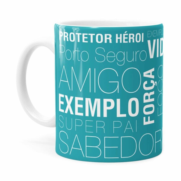 Caneca Personalizada Pai No Celular Branca