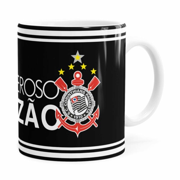 Caneca Poderoso Paizão Corinthians V01 Branca
