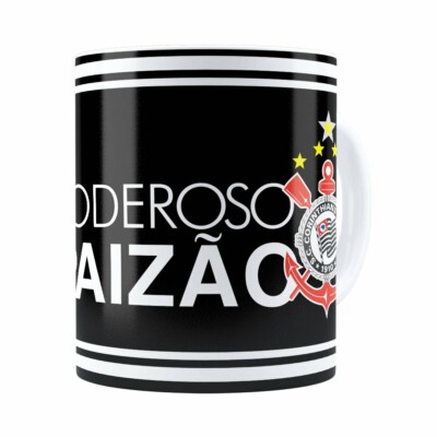 Caneca Poderoso Paizão Corinthians V01 Branca