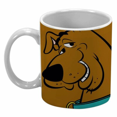 Caneca Scooby-doo Marrom 300ml Porcelana