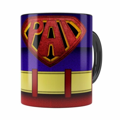 Caneca Super Pai V01 Preta
