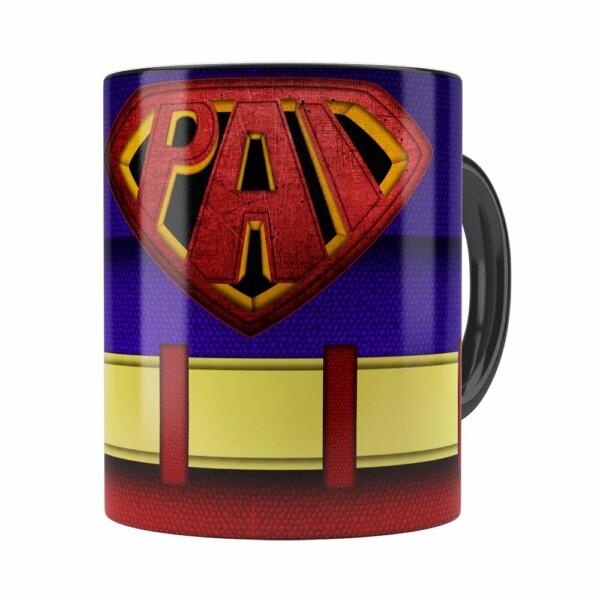 Caneca Super Pai V01 Preta