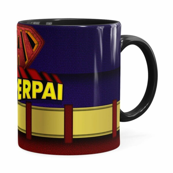 Caneca Super Pai V02 Preta