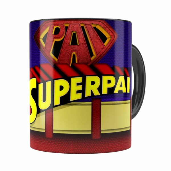 Caneca Super Pai V02 Preta