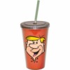 Copo Flintstones Barney 500ml Com Canudo