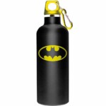 Garrafa Batman Logo Preta 750ml Alumínio