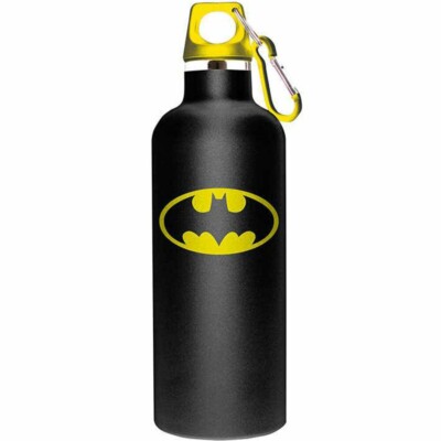 Garrafa Batman Logo Preta 750ml Alumínio