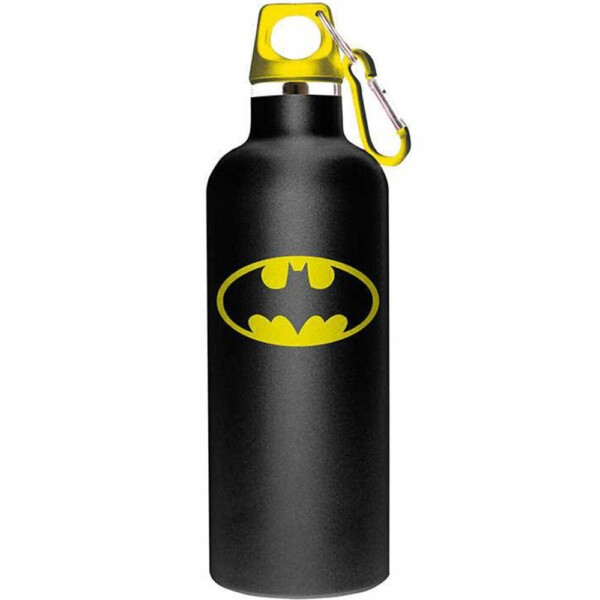 Garrafa Batman Logo Preta 750ml Alumínio