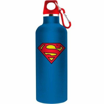 Garrafa Superman Logo Azul 750ml Alumínio