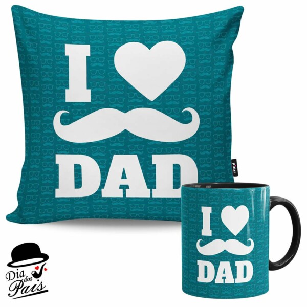 Kit Presente Pai I Love Dad V01