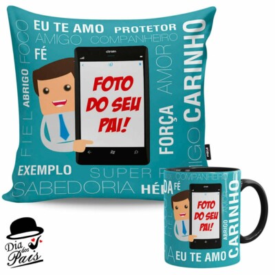 Kit Presente Pai No Celular