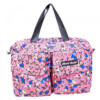 Bolsa Mickey Dobrável De Viagem Florido Rosa