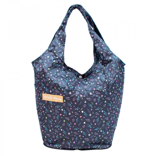 Bolsa Dobrável Minnie Preta 43x36cm