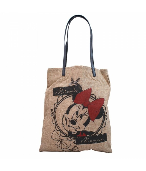 Bolsa Retro Minnie Entrelaçada Pensativa