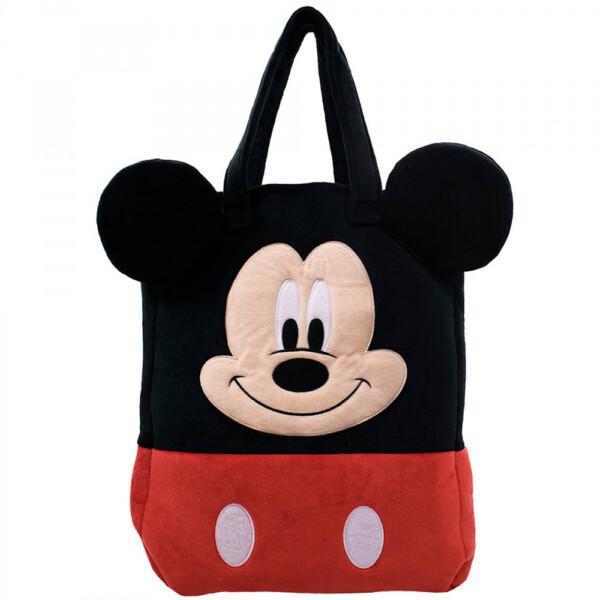 Bolsa Mickey Pelúcia Rosto