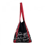 Bolsa Minnie Rosto Preta Assinatura