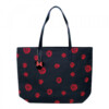 Bolsa Minnie Preta Com Rosas