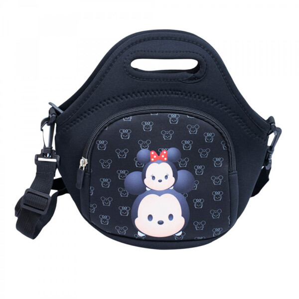 Bolsa Térmica Mickey Minnie Preta Tsumtsum