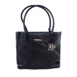 Bolsa Minnie Trançada Preta