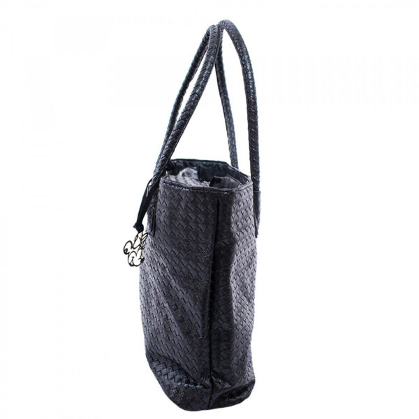 Bolsa Minnie Trançada Preta