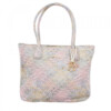 Bolsa Minnie Trançada Rosa