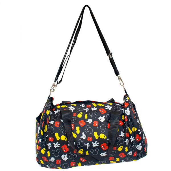 Bolsa Viagem Partes Mickey Academia Preta