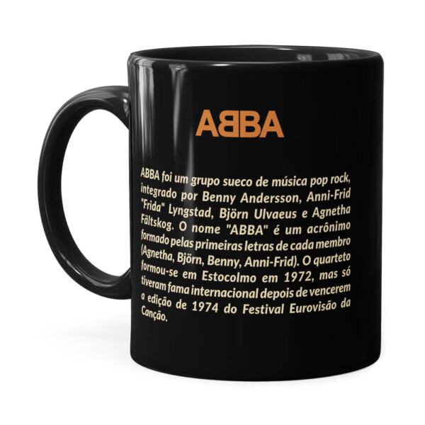Caneca Abba History Preta