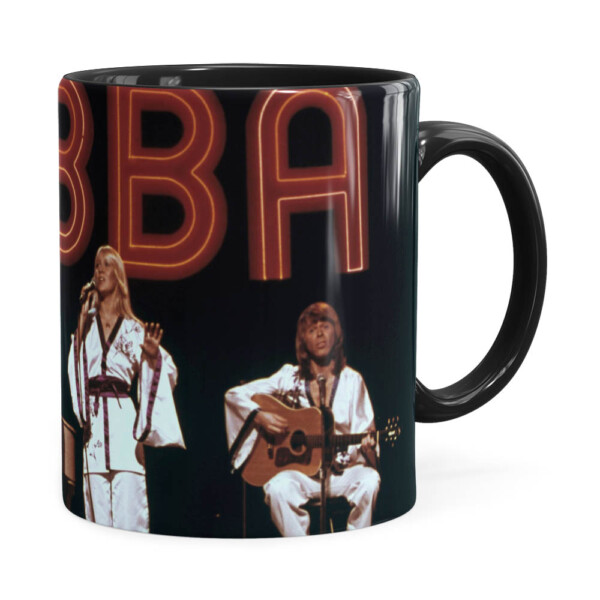 Caneca Abba Poster Show Preta