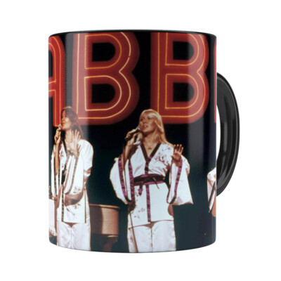 Caneca Abba Poster Show Preta