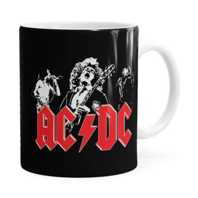 Caneca Ac Dc Banda History Branca