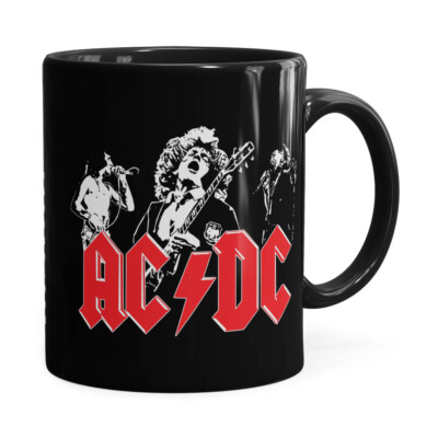 Caneca Ac Dc Banda History Preta